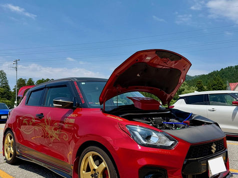 滋賀県 -スズキ スイフトスポーツ・K14C型 水素ガスカーボンクリーニング施工実施