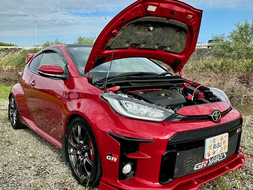 長野県 -トヨタ GRヤリス・G16E-GTS型水素ガスカーボンクリーニング施工実施