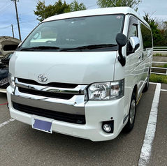 石川県金沢市【ハスネテラス様】トヨタ ハイエースGL・2TR-FE型水素ガスカーボンクリーニング施工実施