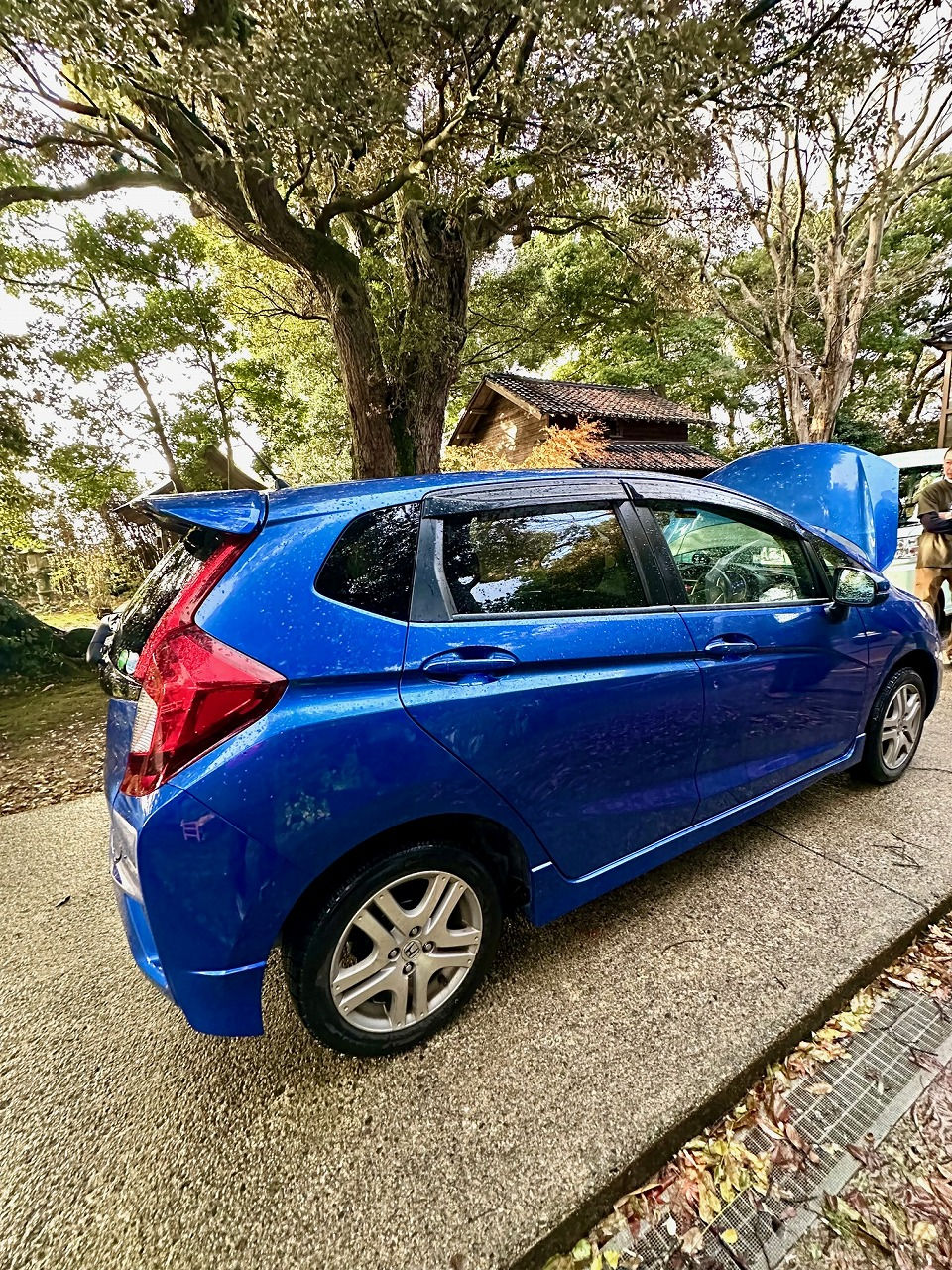 富山県射水市-ホンダ フィット・L13B型 水素ガスカーボンクリーニング施工実施