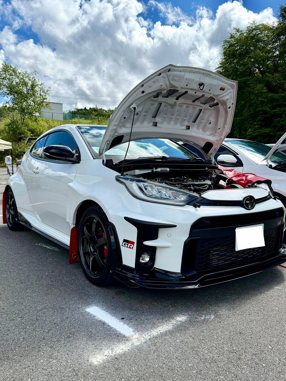 愛知県 トヨタ GRヤリス・G16E-GTS型水素ガスカーボンクリーニング・進化剤施工実施