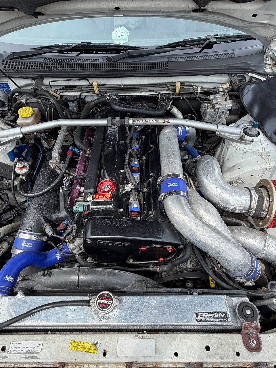 石川県-日産 R33スカイラインGTR V-spec・RB26DETT型水素ガスカーボンクリーニング施工実施