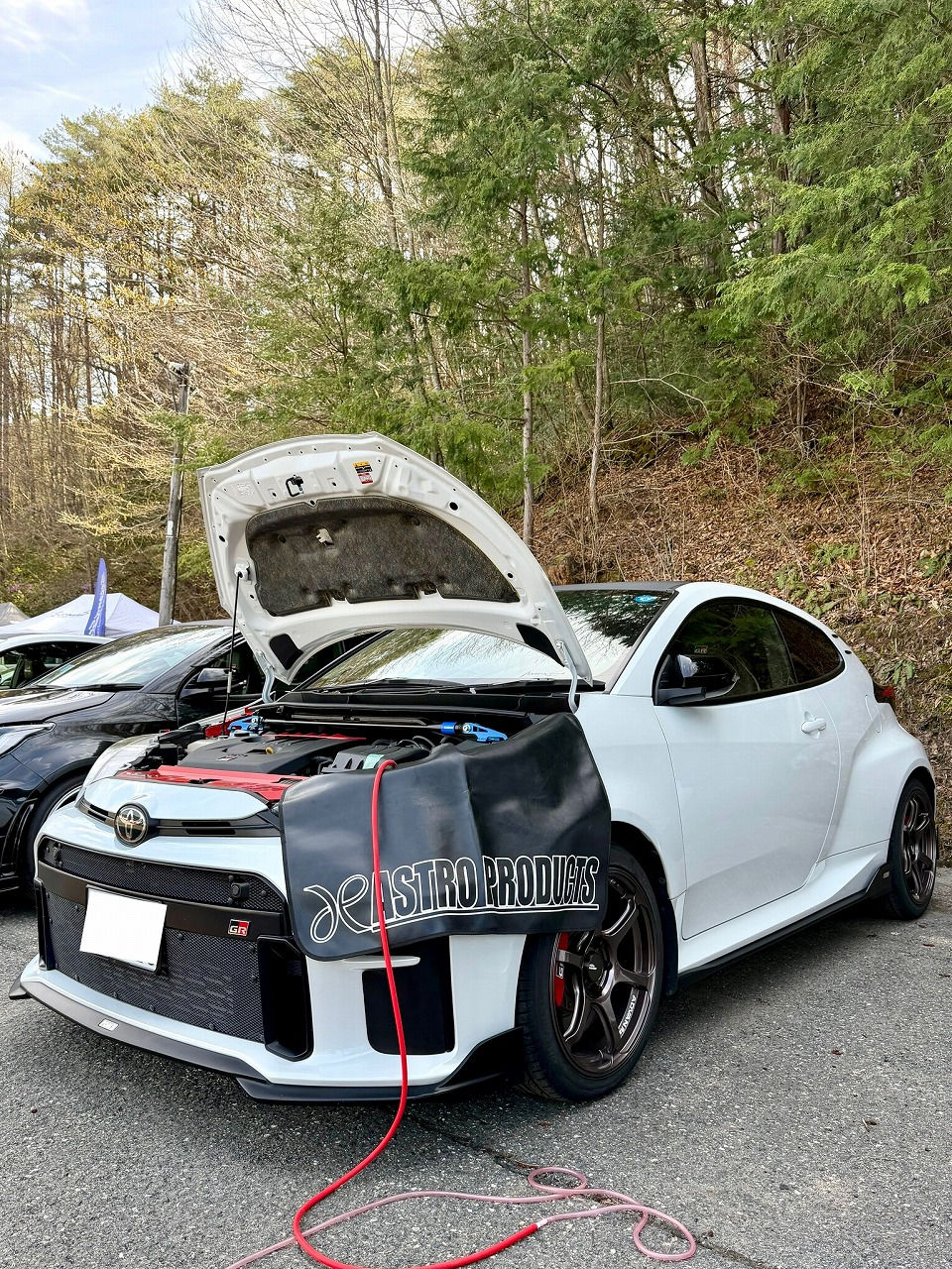 新潟県 トヨタ GRヤリス・G16E-GTS型水素ガスカーボンクリーニング施工実施