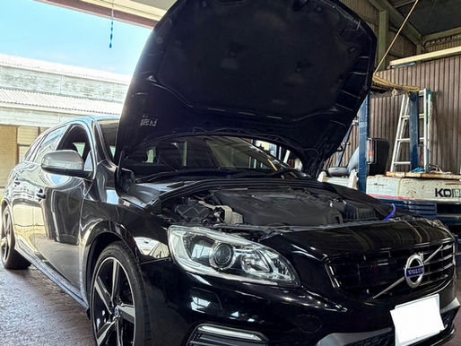 石川県-ボルボV60・D4204T型 水素ガスカーボンクリーニング施工実施