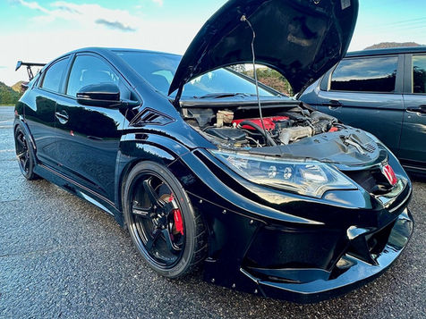 富山県-シビックタイプR・K20C型水素ガスカーボンクリーニング施工実施