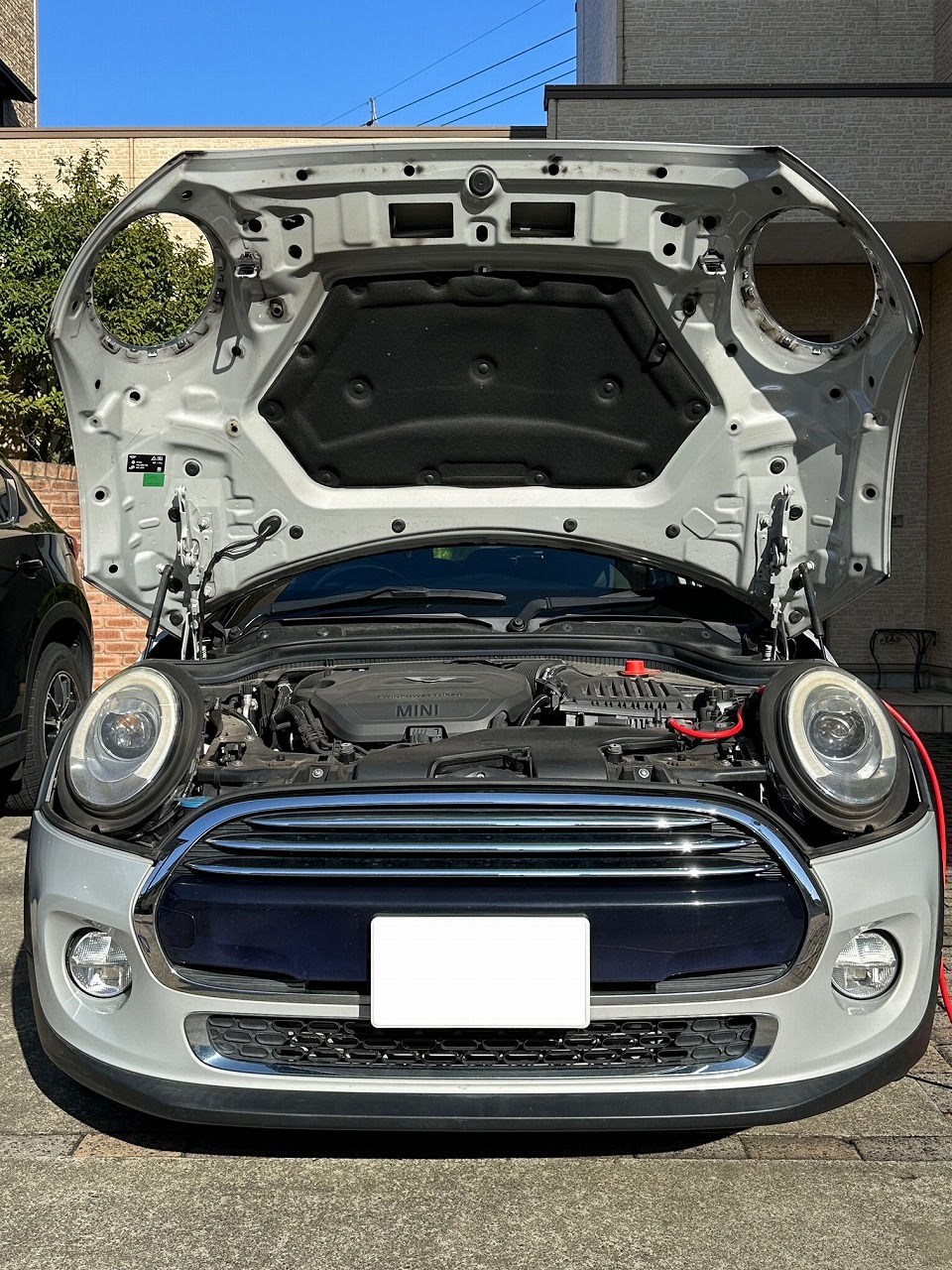 石川県-MINI ミニクーパーD・B37C15A型水素ガスカーボンクリーニング施工実施