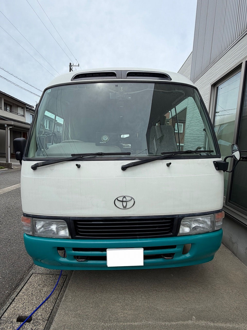 富山県-トヨタ コースター・1HZ型 水素ガスカーボンクリーニング施工実施