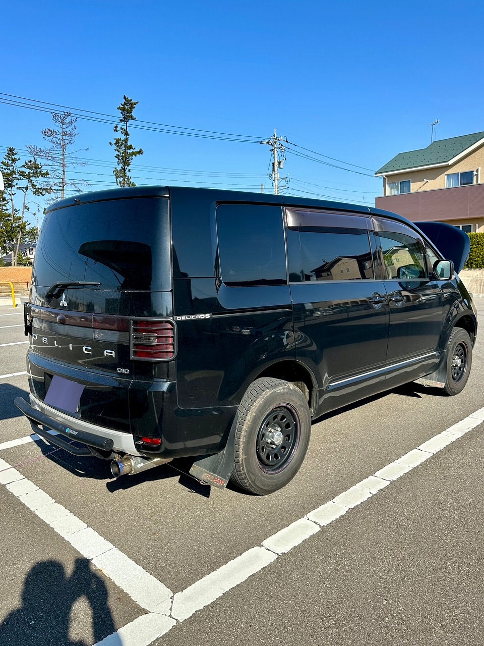 石川県羽咋郡-三菱・デリカD:5-4N14型 水素ガスカーボンクリーニング施工実