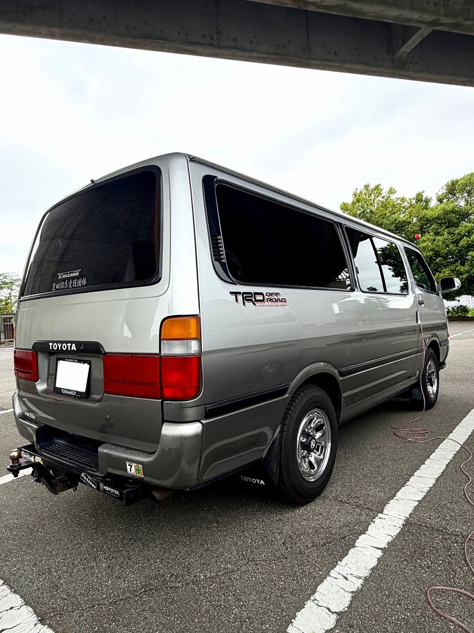 富山県-トヨタ ハイエースバン・5L型水素ガスカーボンクリーニング施工実施