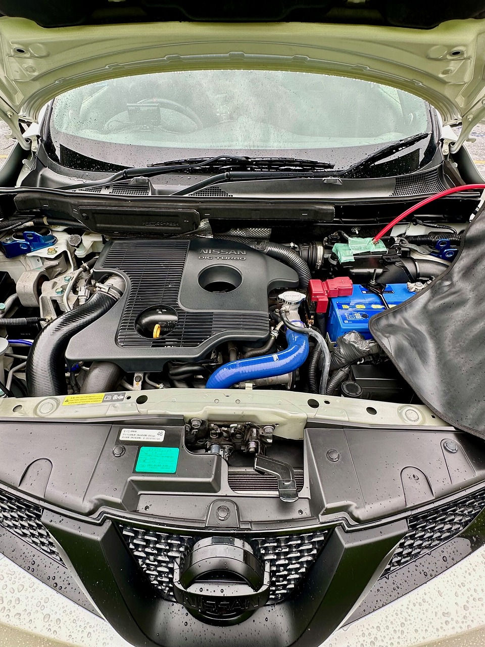 富山県富山市-日産ジューク(JUKE) MR16DDT型-水素カーボンクリーニング施工実施