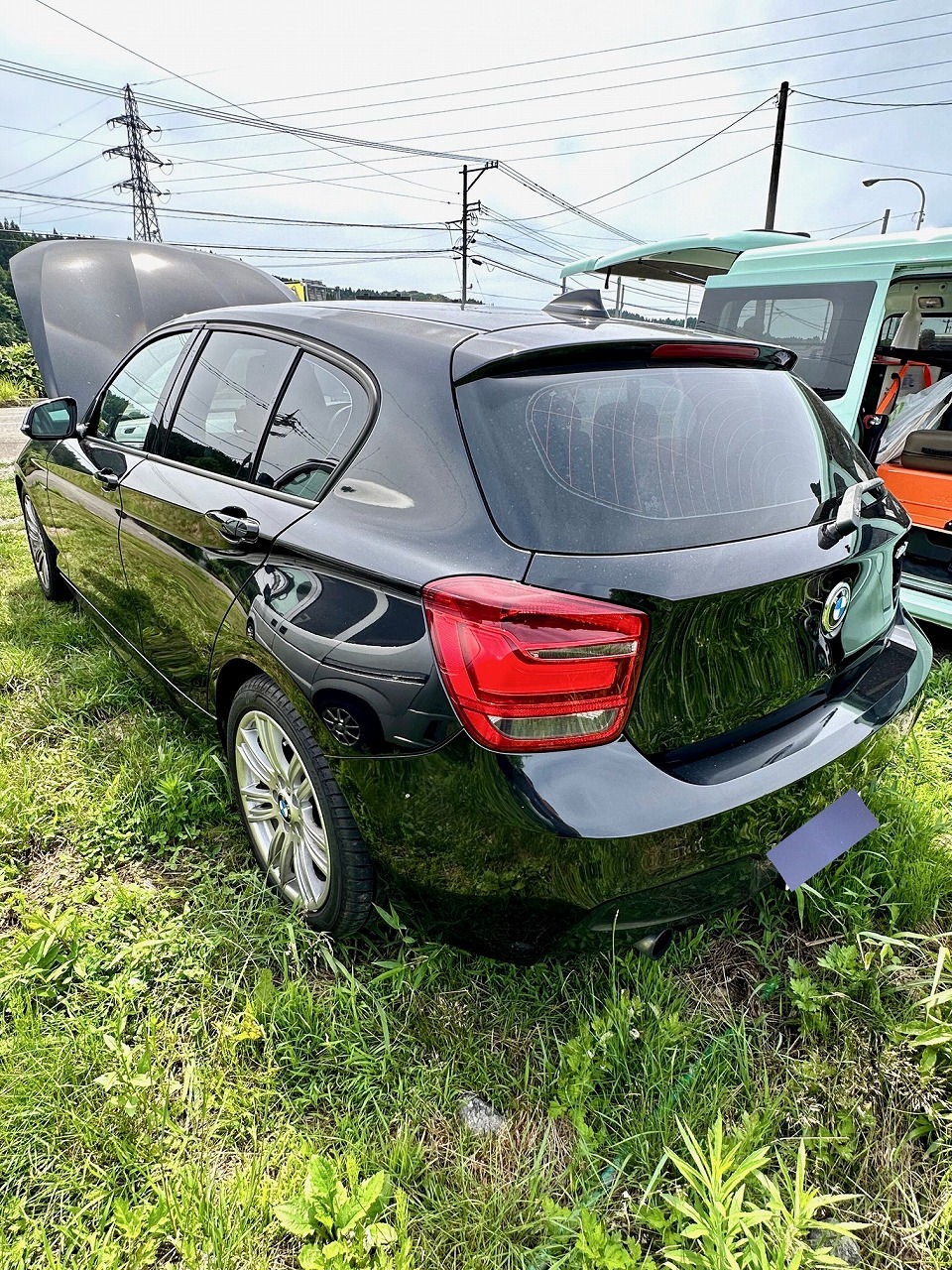【コーヒー&ランチ さくらや】様 出店イベント・石川県かほく市 BMW 116i Mスポーツ・N13B16A型 水素ガスカーボンクリーニング施工実施