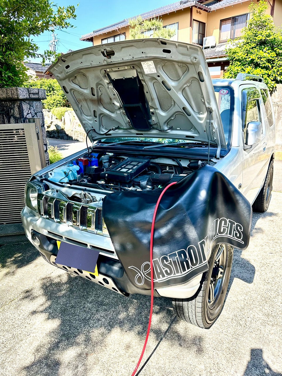 石川県金沢市 スズキ ジムニー・K6A型 水素ガスカーボンクリーニング施工実施