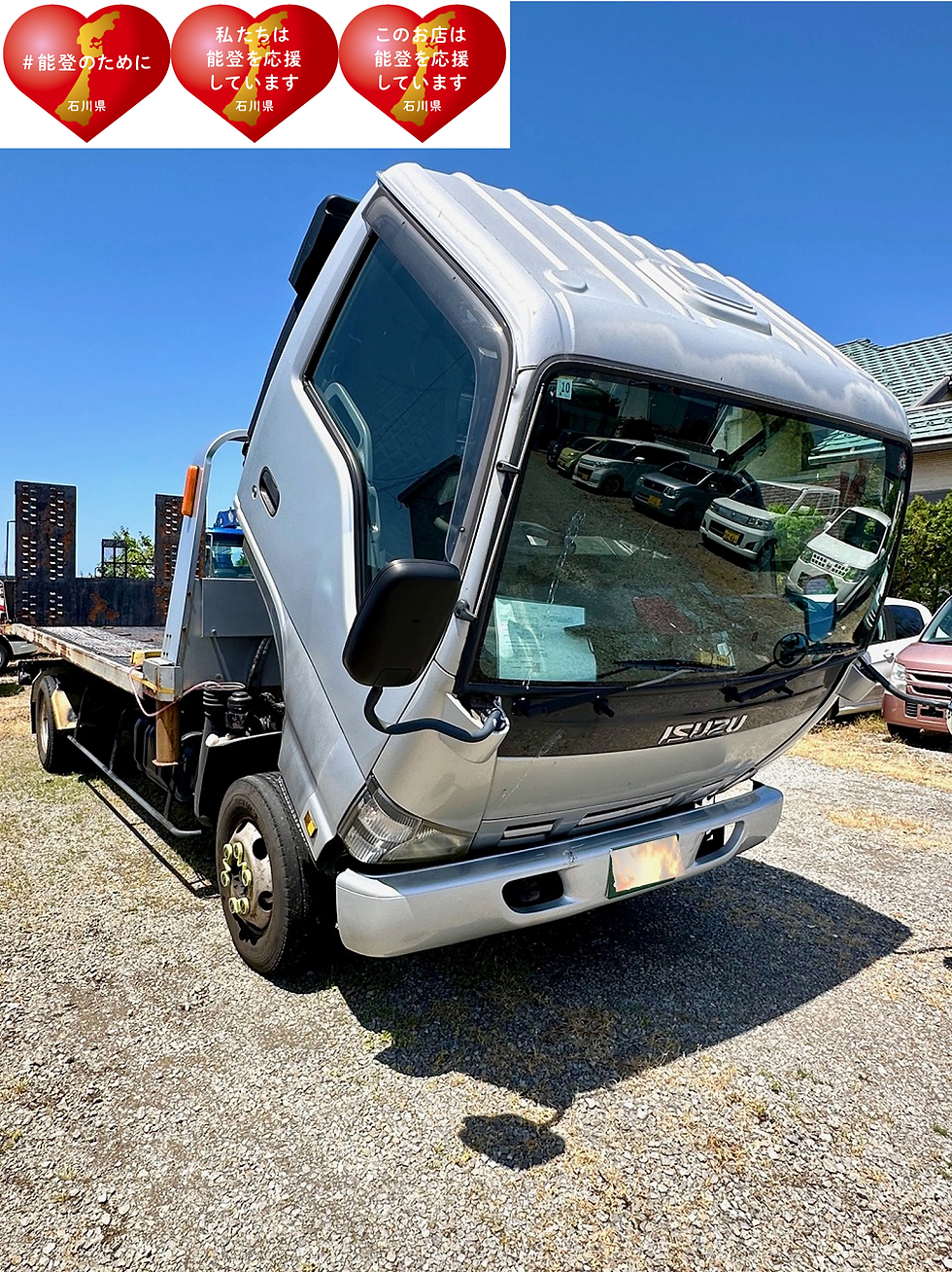 石川県白山市【千代野自動車】様 いすず エルフ・4HL1型 水素ガスカーボンクリーニング施工実施