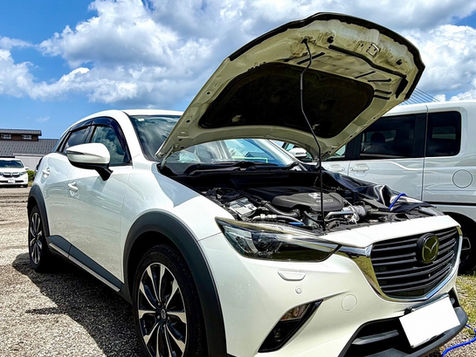 富山県-マツダ CX-3 SKYACTIV-D・S8-DPTS型水素ガスカーボンクリーニング施工実施