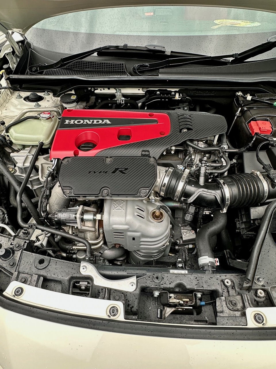 千葉県-シビックタイプR FL5-K20C型水素ガスカーボンクリーニング施工実施