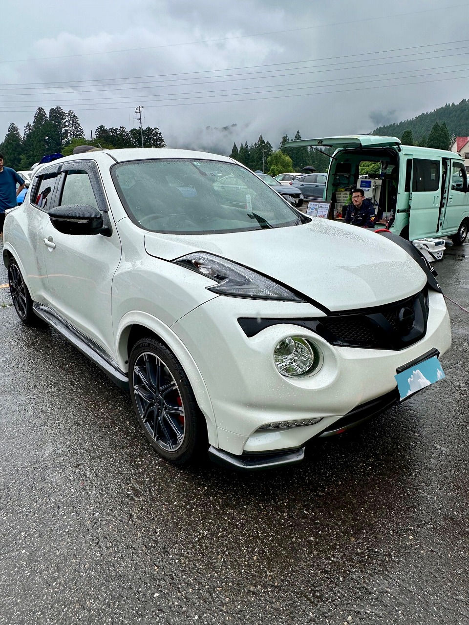 富山県富山市-日産ジューク(JUKE) MR16DDT型-水素カーボンクリーニング施工実施