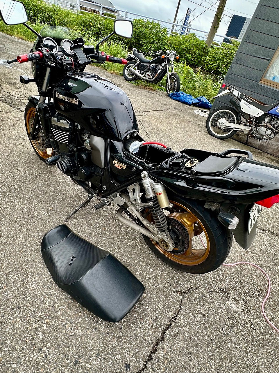富山県射水市- カワサキ・ZRX100R-ZRT10C型 水素ガスカーボンクリーニング施工実施