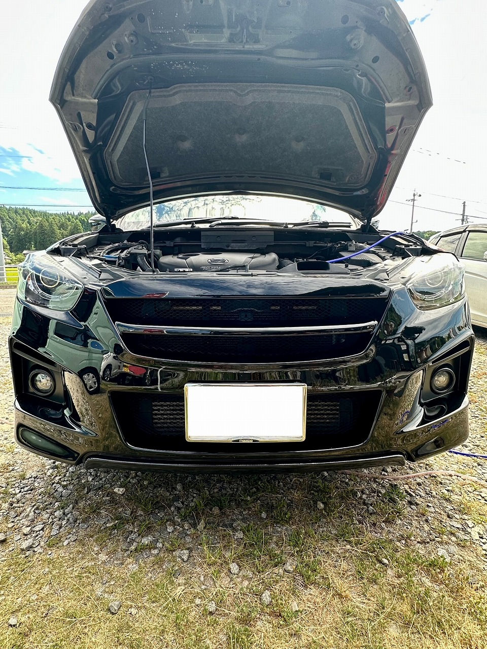 石川県野々市市 マツダ CX-5 SKYACTIV-D・SH-VPTS型水素ガスカーボンクリーニング施工実施【コーヒー&ランチ さくらや様で施工】