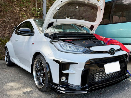 埼玉県 トヨタ GRヤリス・G16E-GTS型水素ガスカーボンクリーニング施工実施