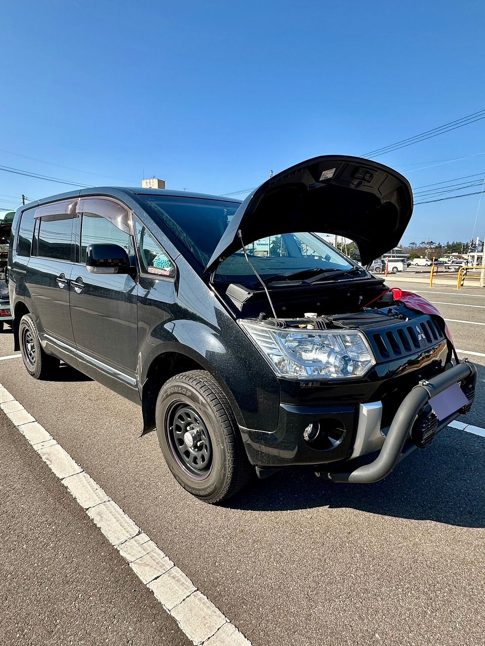 石川県羽咋郡-三菱・デリカD:5-4N14型 水素ガスカーボンクリーニング施工実