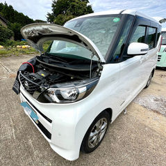 石川県七尾市-日産 ルークス-BR06-SM21型 水素ガスカーボンクリーニング施工実施