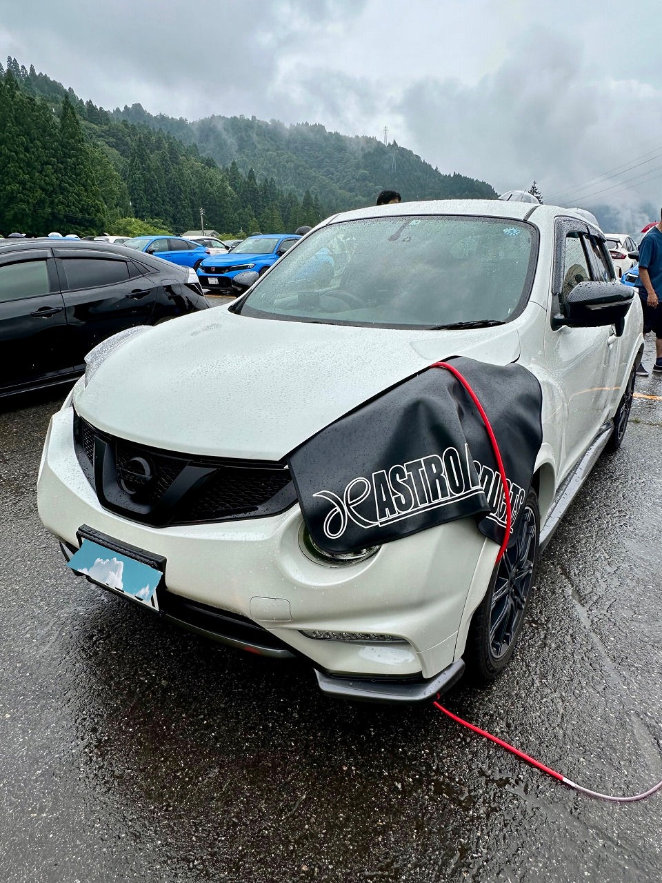 富山県富山市-日産ジューク(JUKE) MR16DDT型-水素カーボンクリーニング施工実施