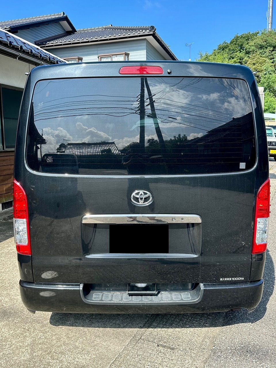 石川県 トヨタ-ハイエース・1KD-FTV型水素ガスカーボンクリーニング施工実施