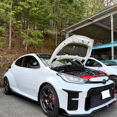 新潟県 トヨタ GRヤリス・G16E-GTS型水素ガスカーボンクリーニング施工実施