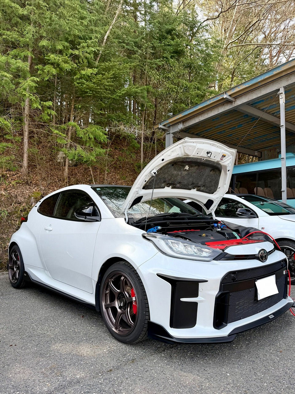 新潟県 トヨタ GRヤリス・G16E-GTS型水素ガスカーボンクリーニング施工実施
