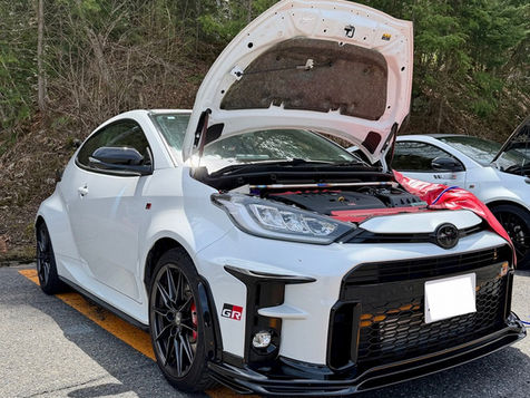 千葉県 トヨタ GRヤリス・G16E-GTS型水素ガスカーボンクリーニング施工実施