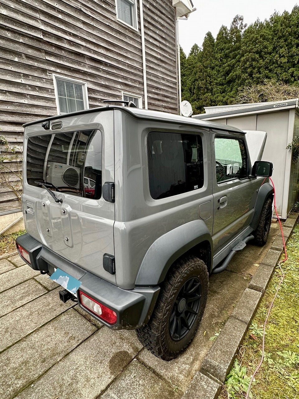 石川県小松市【コカチ様】-スズキ ジムニーシエラ・K15B型 水素ガスカーボンクリーニング施工実施