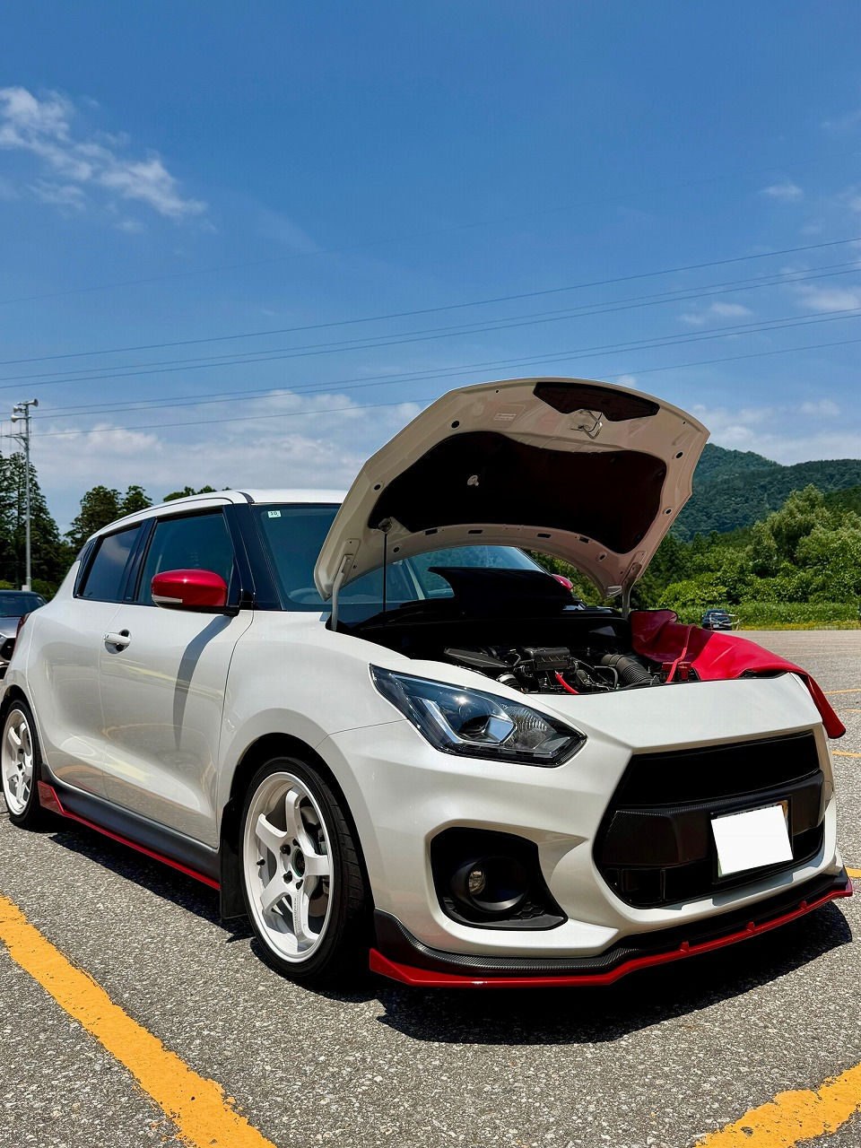 群馬県 -スズキ スイフトスポーツ・K14C型 水素ガスカーボンクリーニング施工実施