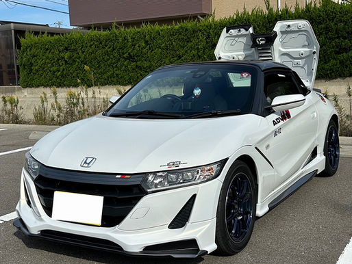 石川県-ホンダ・S660 S07A型 水素ガスカーボンクリーニング施工実施