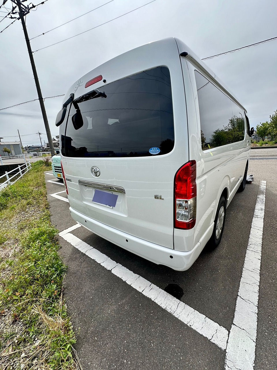 石川県金沢市 【ハスネテラスさん】のお車、トヨタ ハイエースGL・2TR-FE型水素ガスカーボンクリーニング施工実施