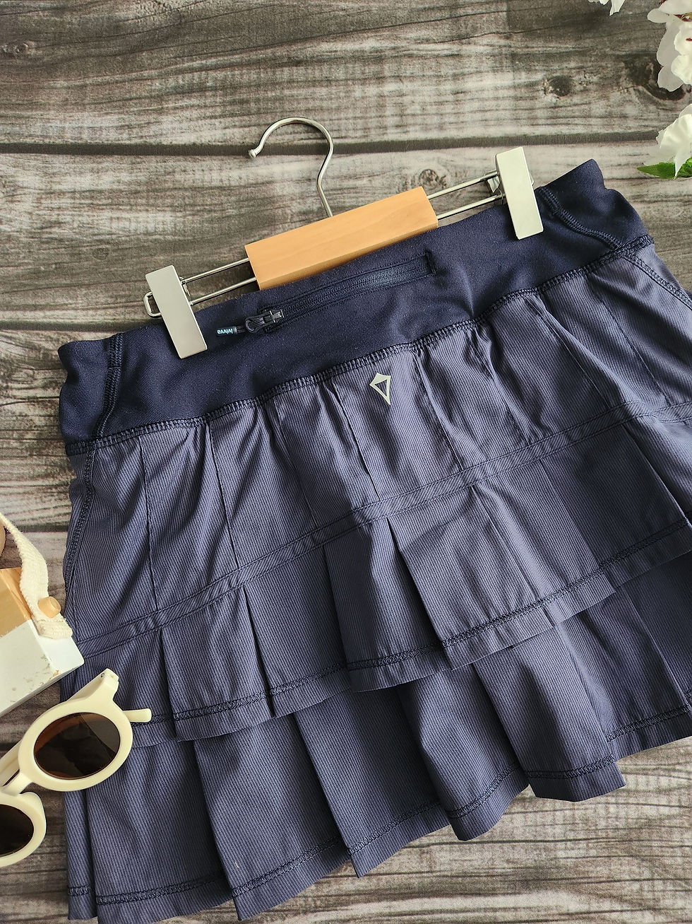Thumbnail: Ivivva Pleated  Athletic Tennis Skirt Sz 12