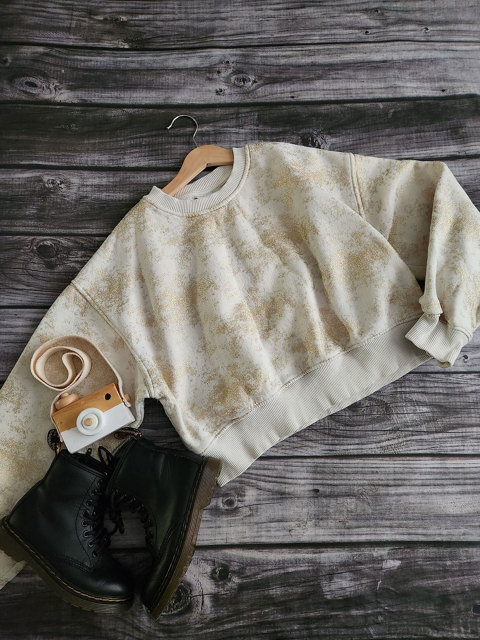 Thumbnail: Zara Cropped Crewneck Sz 11-12 
