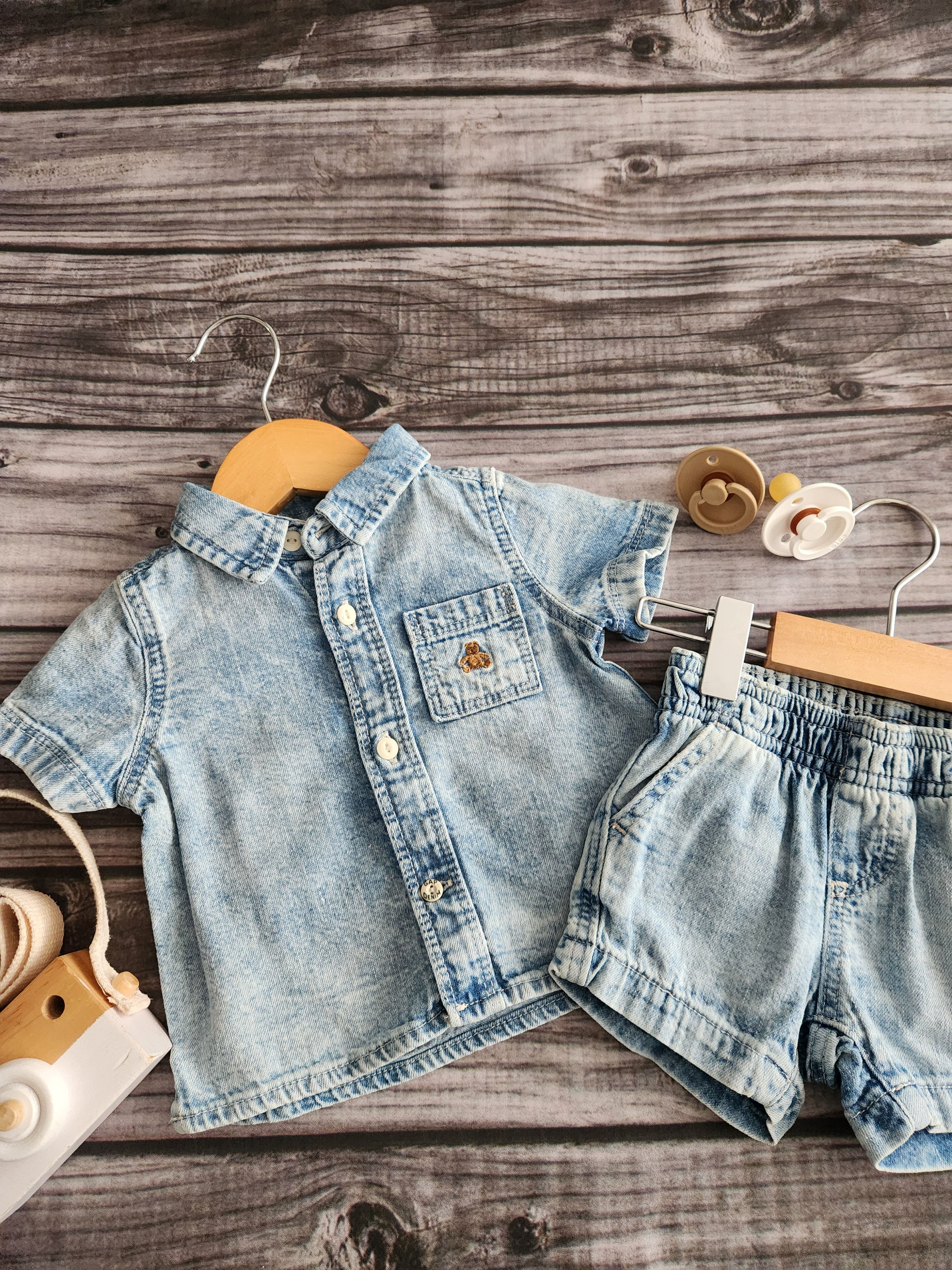 Gap Two Piece Denim Set Sz 0-3M 