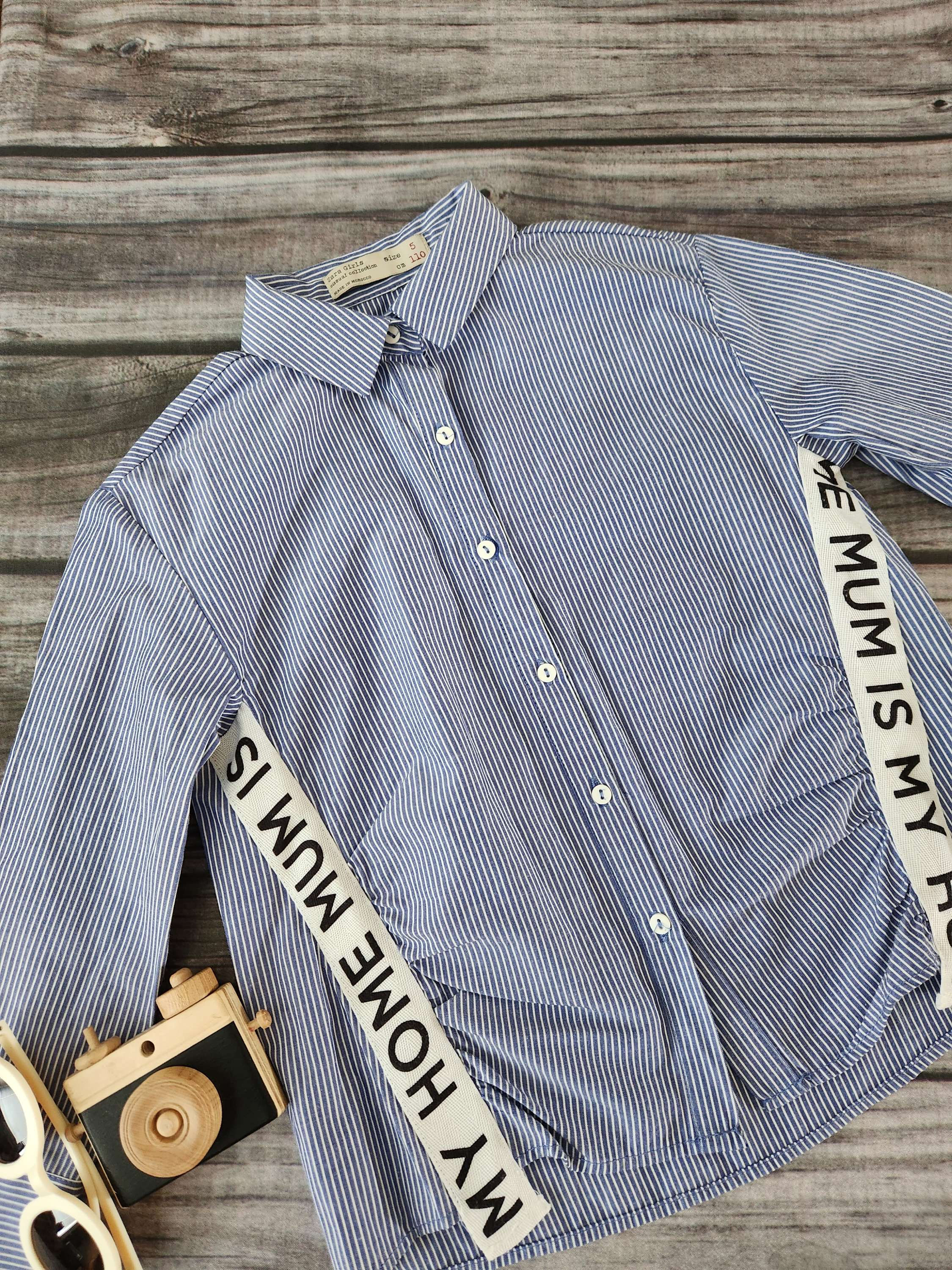 Zara Pinstripe Blouse Sz 5