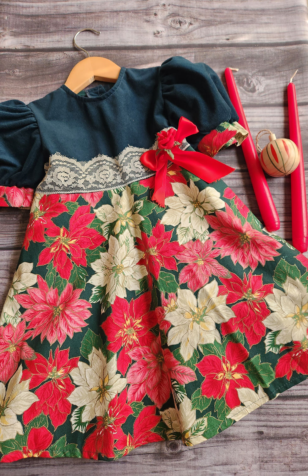Thumbnail: Vintage Jilly Pointsetta Dress Sz 3X