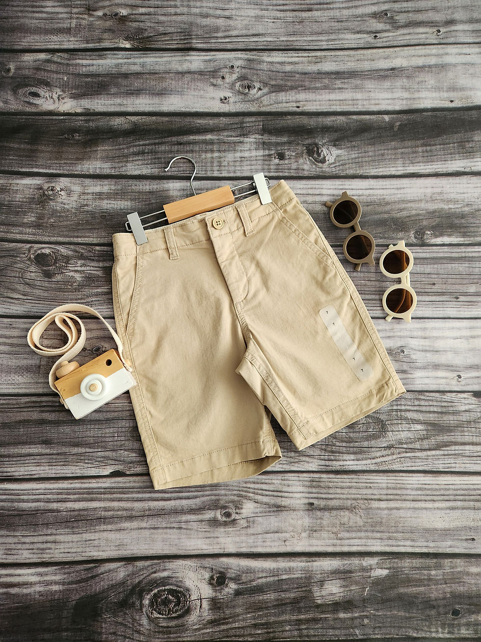Thumbnail: Gap Kids Khaki Shorts Sz 7
