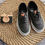Thumbnail: Vans Black Glitter Old Skool Sz 10.5