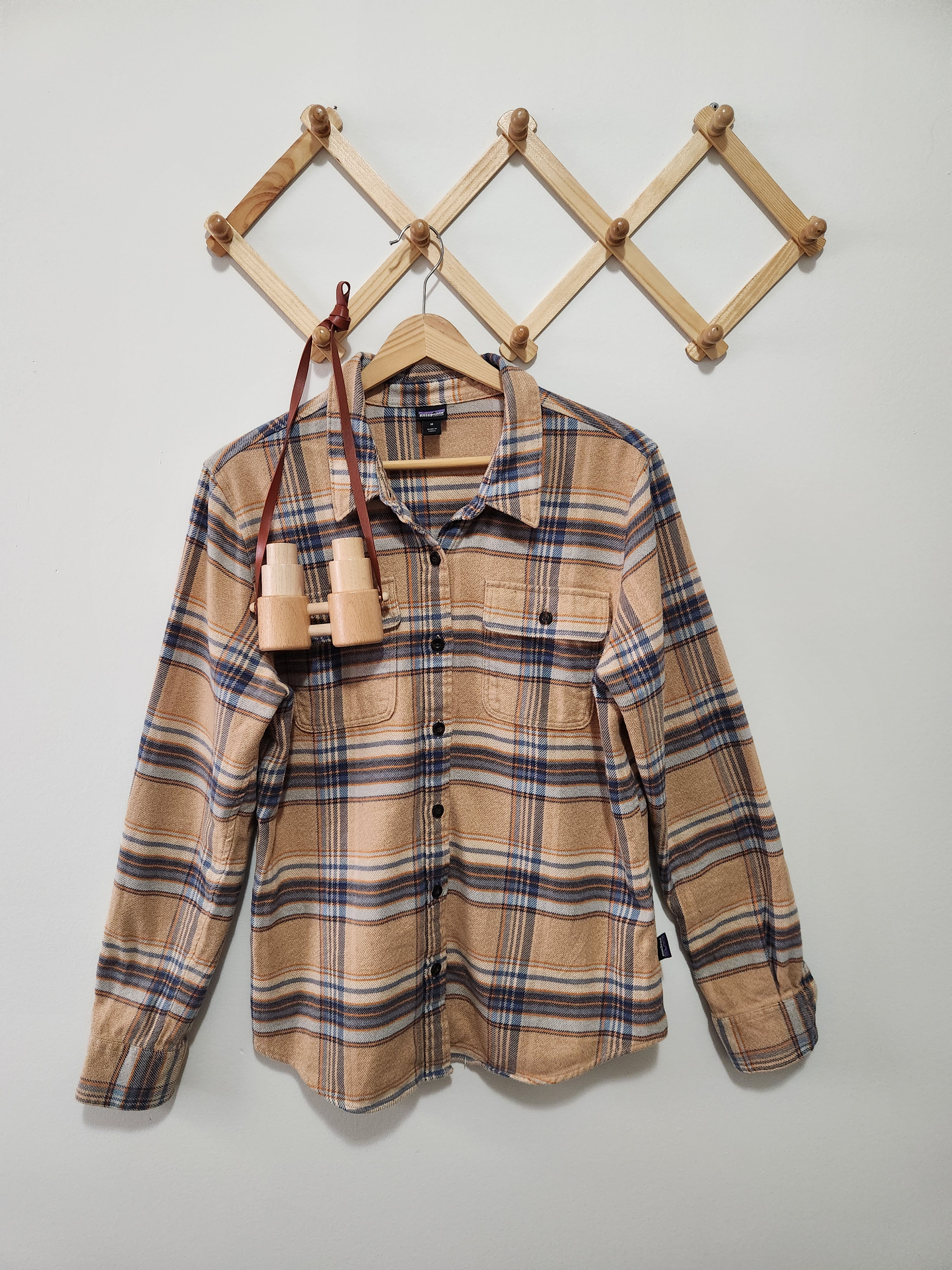 Womens Patagonia Fjord Flannel Long Sleeve Size Medium 