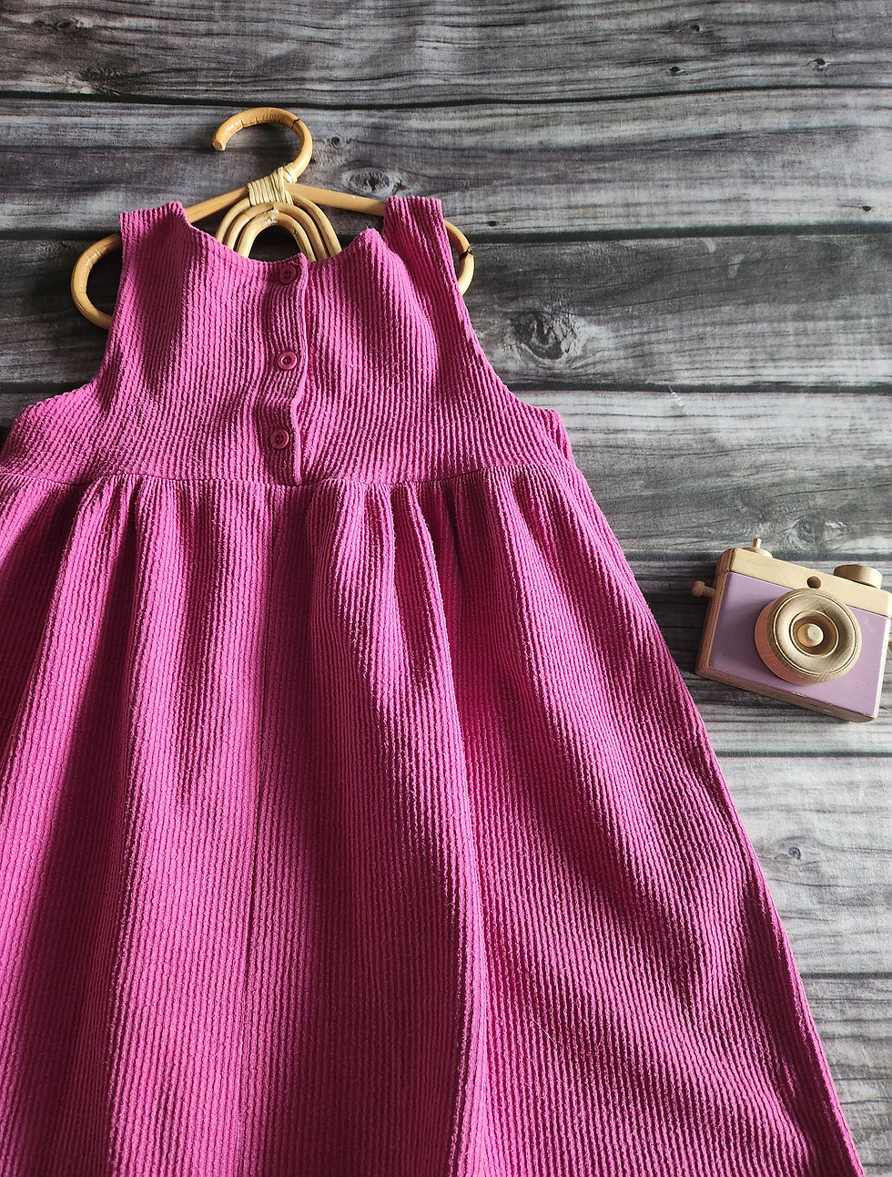 Thumbnail: Vintage Osh Kosh Corduroy Dress Sz 5