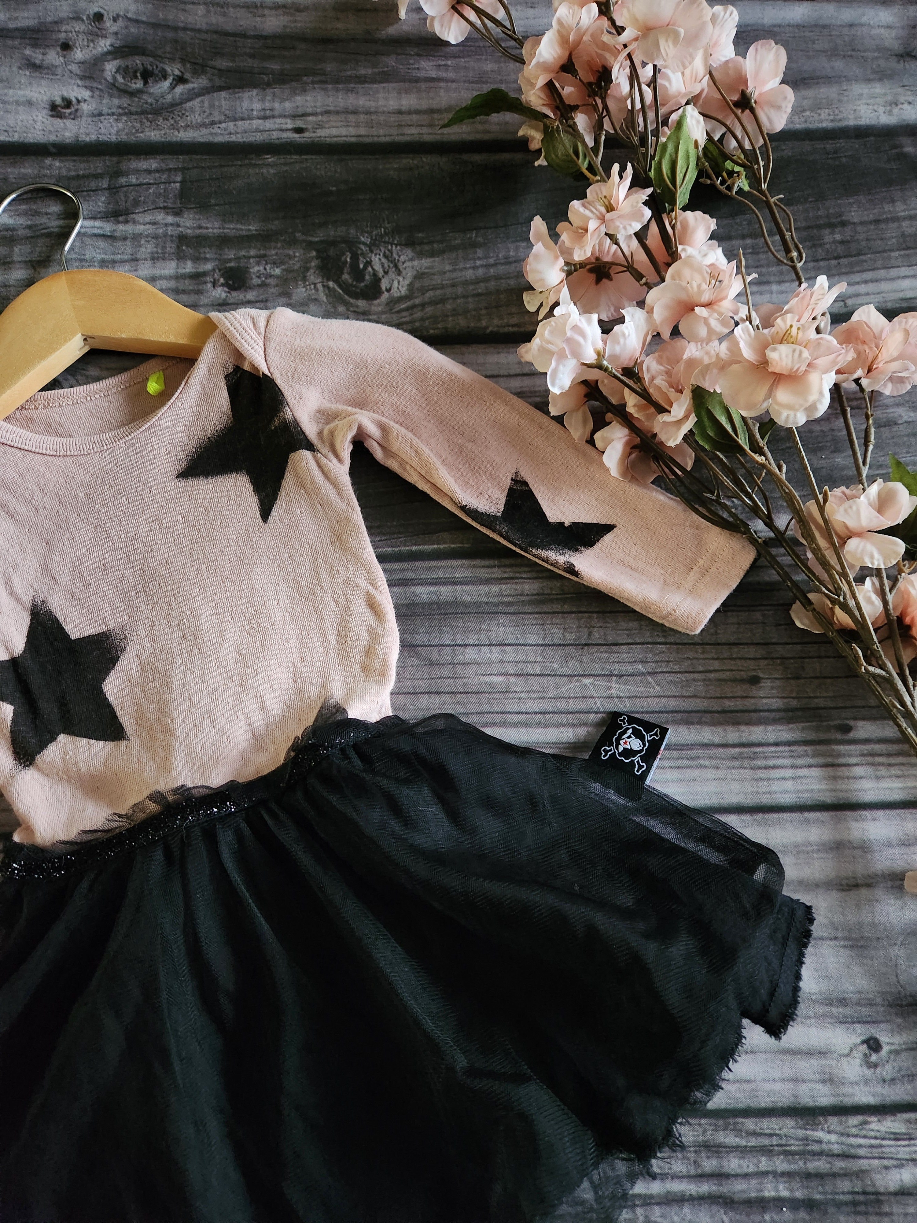 Nununu Star Tulle Dress Sz 6M-12M 