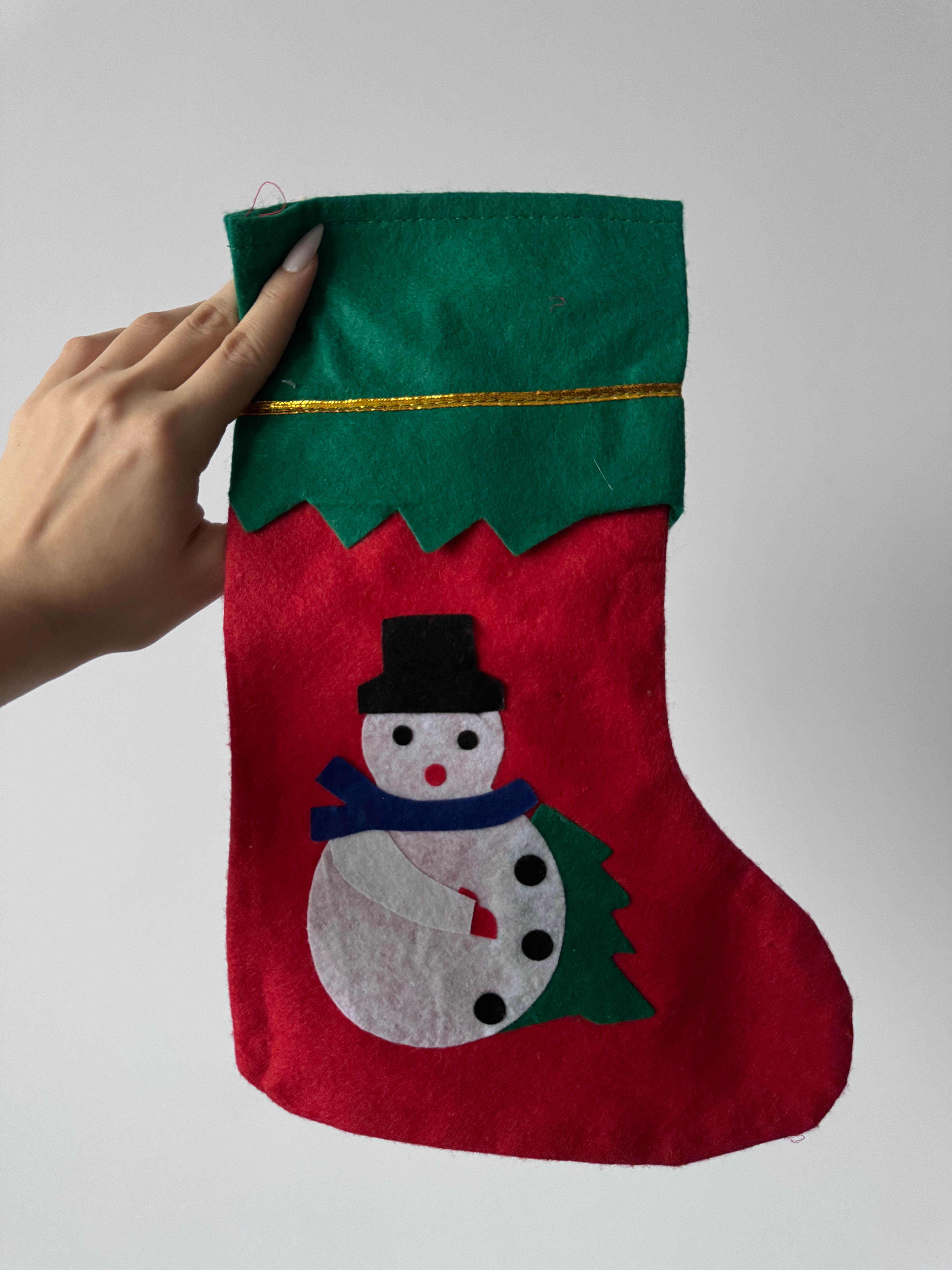 Büyük Noel Çorabı 45x20cm