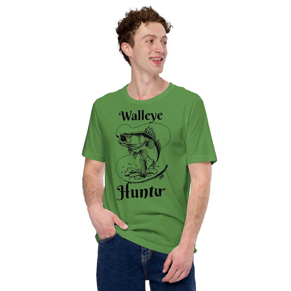 Thumbnail: Unisex Walleye Hunter t-shirt