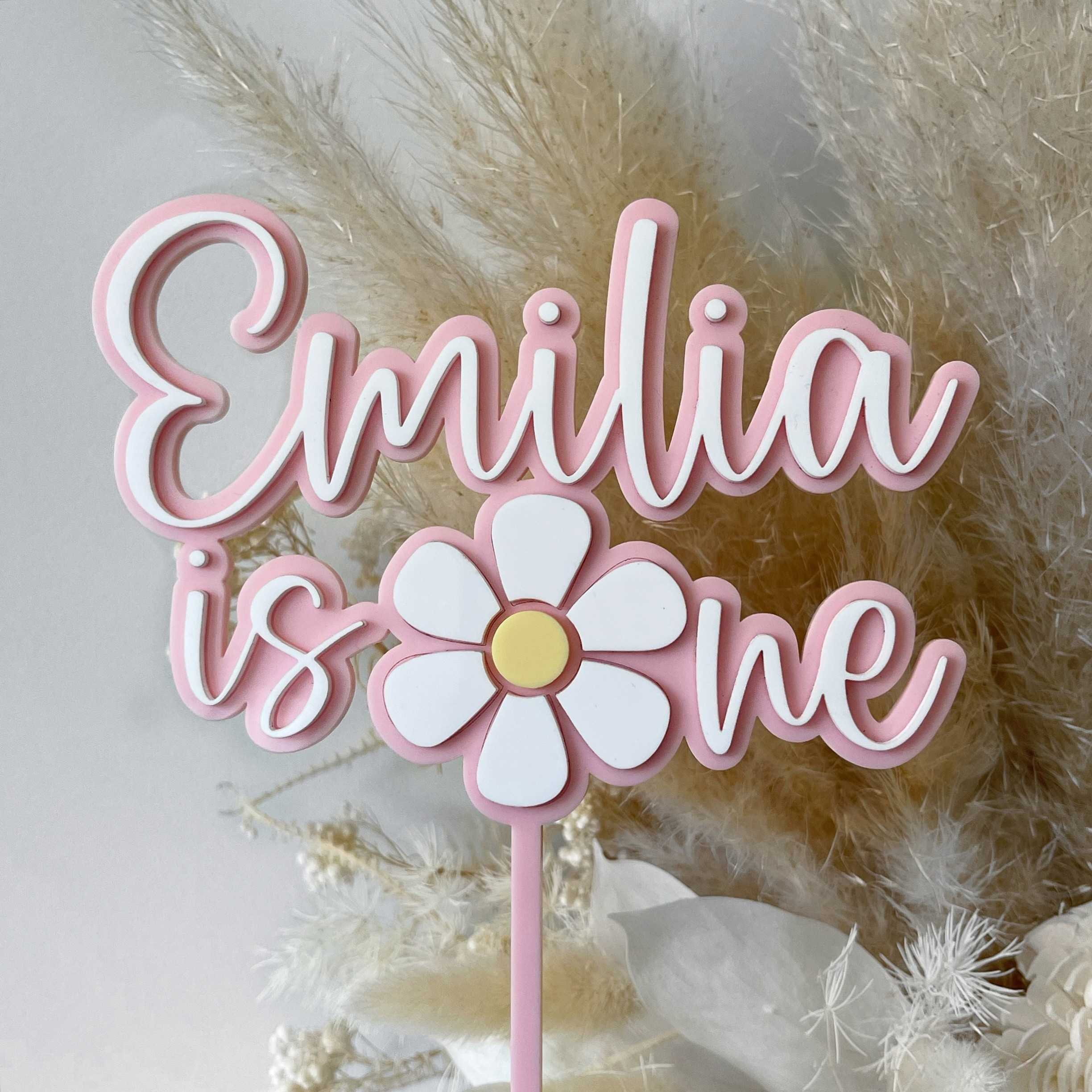 Edited Layered Acrylic Cake Topper