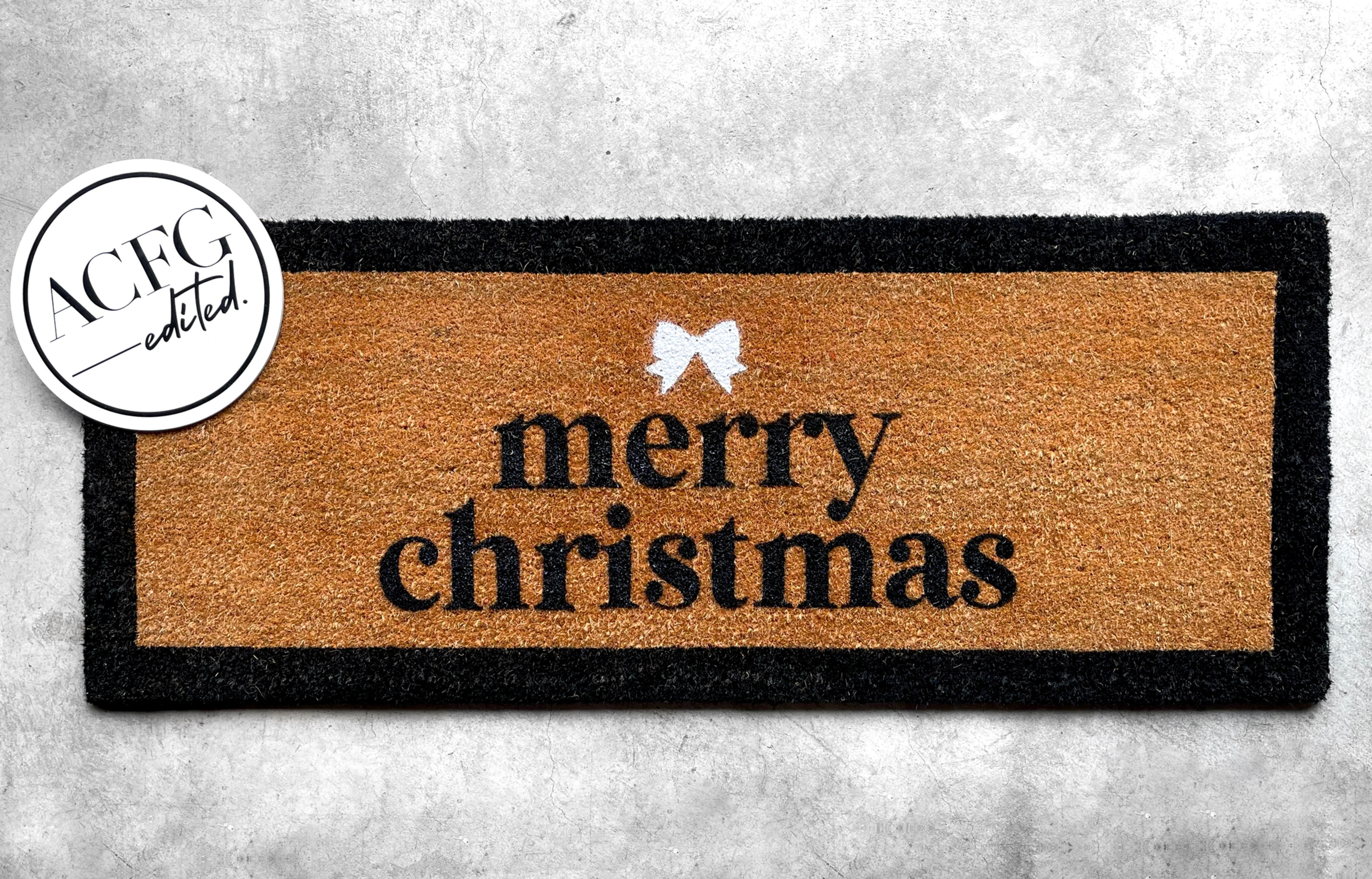 Edited Christmas Door Mat