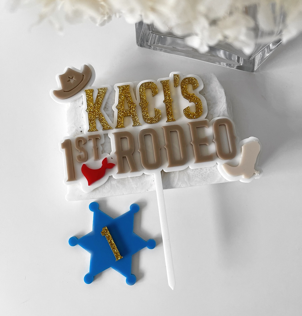 Thumbnail: Edited Layered Acrylic Cake Topper