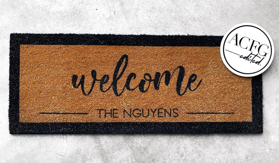 Thumbnail: Edited Door Mats - Large